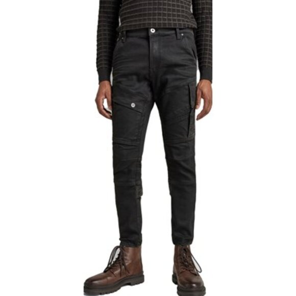 G-Star Raw - Mens Airblaze 3D Skinny Jeans, size 32W x 34L US mens, color black.